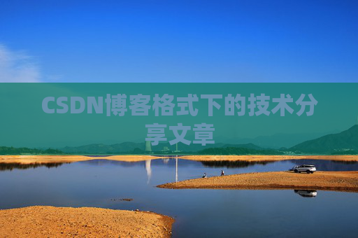 CSDN博客格式下的技术分享文章